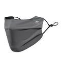 UPF 50+ Sun Face Mask – Breathable Ice Silk UV Shield Sun Protection Mask SPOT Dark Grey
