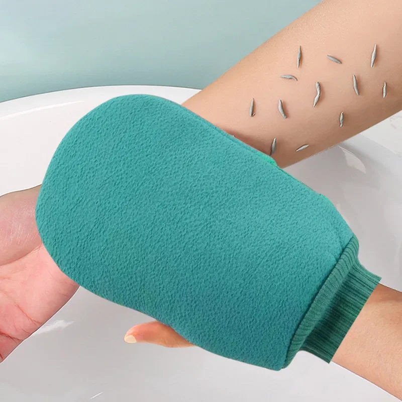 Exfoliating Bath Scrub Mitt Gloves – Body Massage & Cleansing Exfoliating Scrub Mitt SPOT