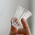 50ml Floral Petal Glass Tea Cup | Japanese Gongfu Teacup Glass Tea Cup SPOT Default Title