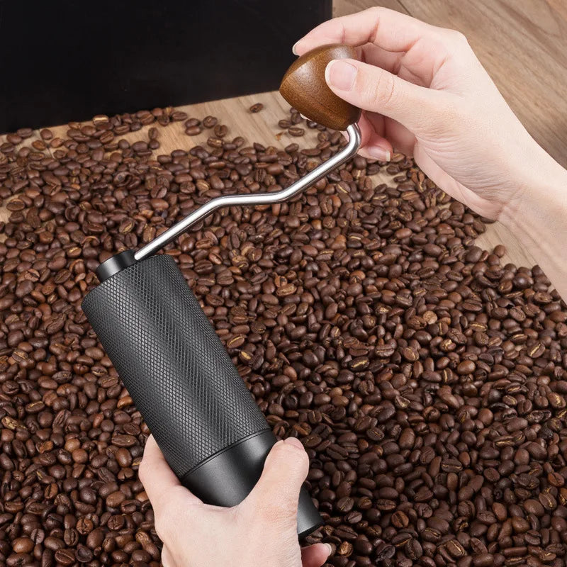 DUTRIEUX Portable Manual Burr Coffee Grinder – Al-Alloy Manual Coffee Grinder SPOT