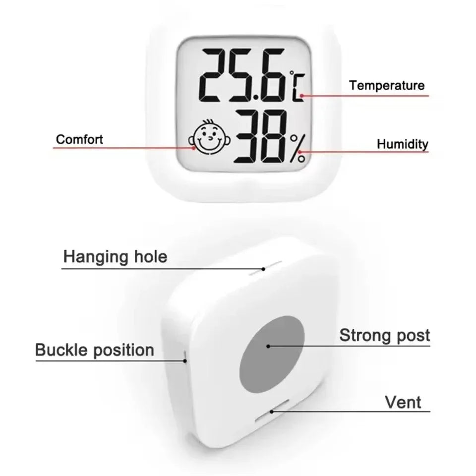LCD Digital Thermometer Hygrometer – Indoor Temp & Humidity Thermometer Hygrometer SPOT