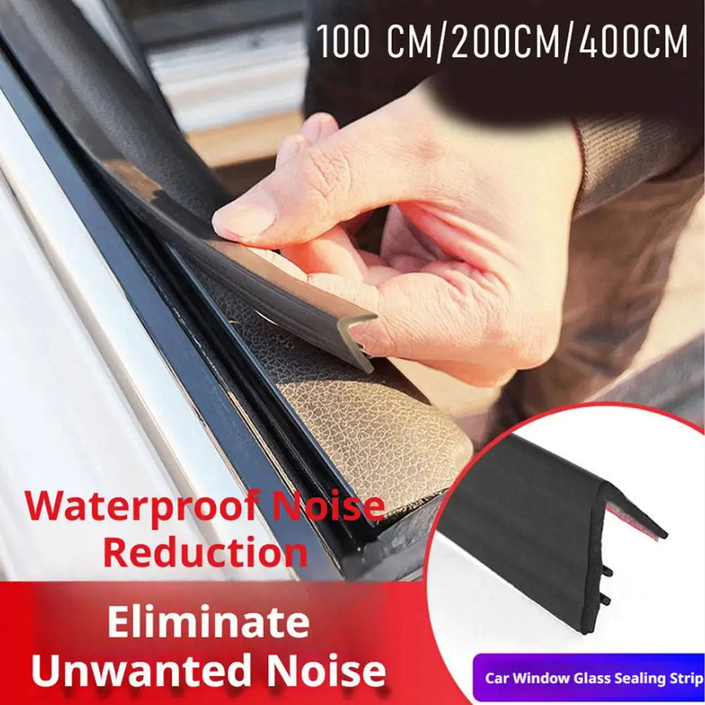 V-Shape Car Window Seal Strip – EPDM Rubber 1/2/4m Car Window Seal Strip SPOT