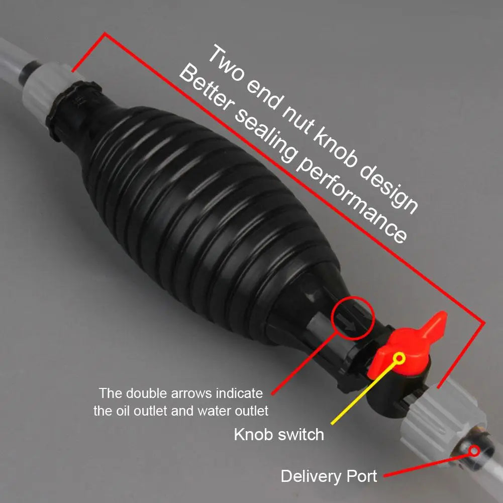 Manual Hand Fuel Transfer Pump – Universal Liquid Siphon Kit Fuel Transfer Pump SPOT