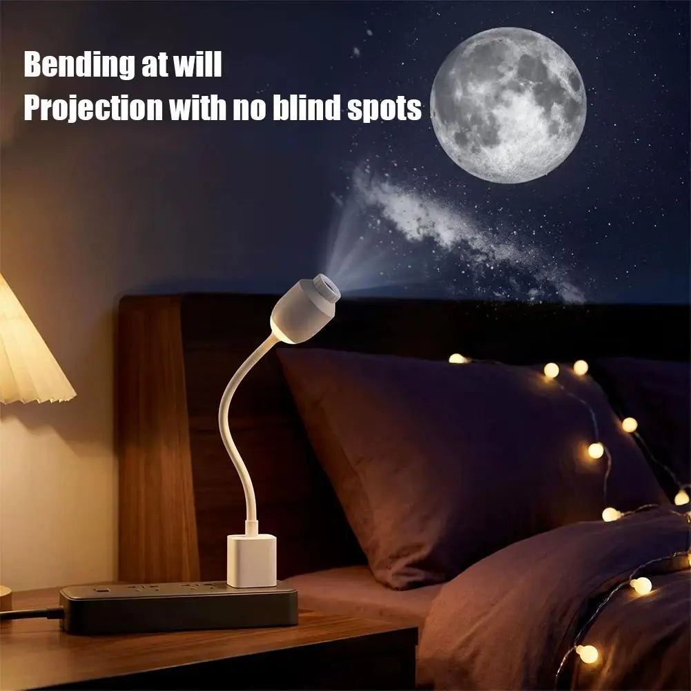 USB Galaxy Star Projector Night Light – Plug & Play Star Projector Lamp SPOT