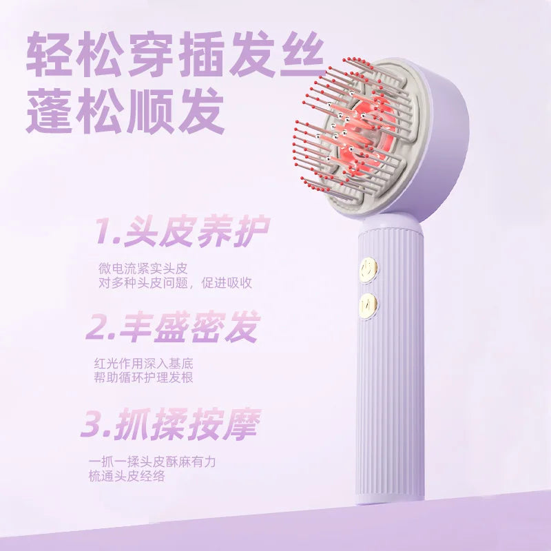 Electric Hair Brush with Built-In Hair Oil Applicator Electric Hair Brush SPOT