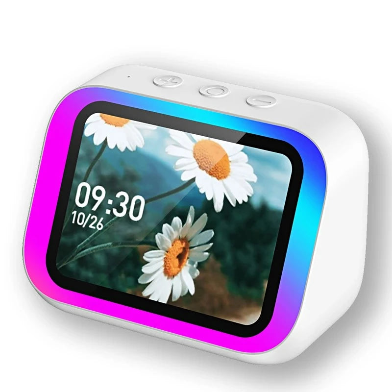 Smart Bluetooth Alarm Clock Speaker – Night Light & Weather Display Smart Alarm Clock SPOT White