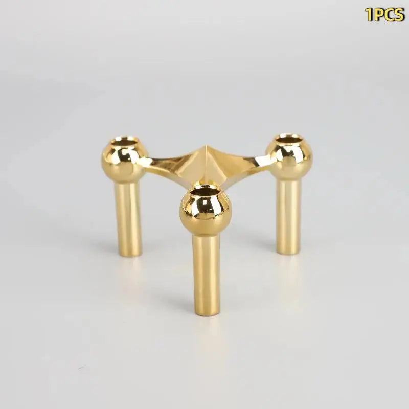 Nordic Geometric Candlestick Holder – Luxury Tabletop Decor Candle Holder SPOT A