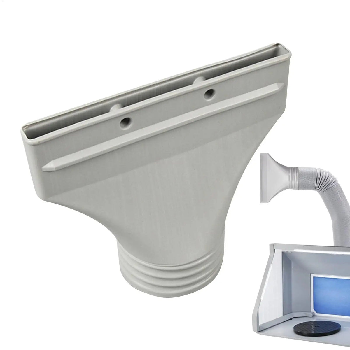 Flat AC Hose Window Connector – HVAC Exhaust Duct Fitting AC Duct Connector SPOT