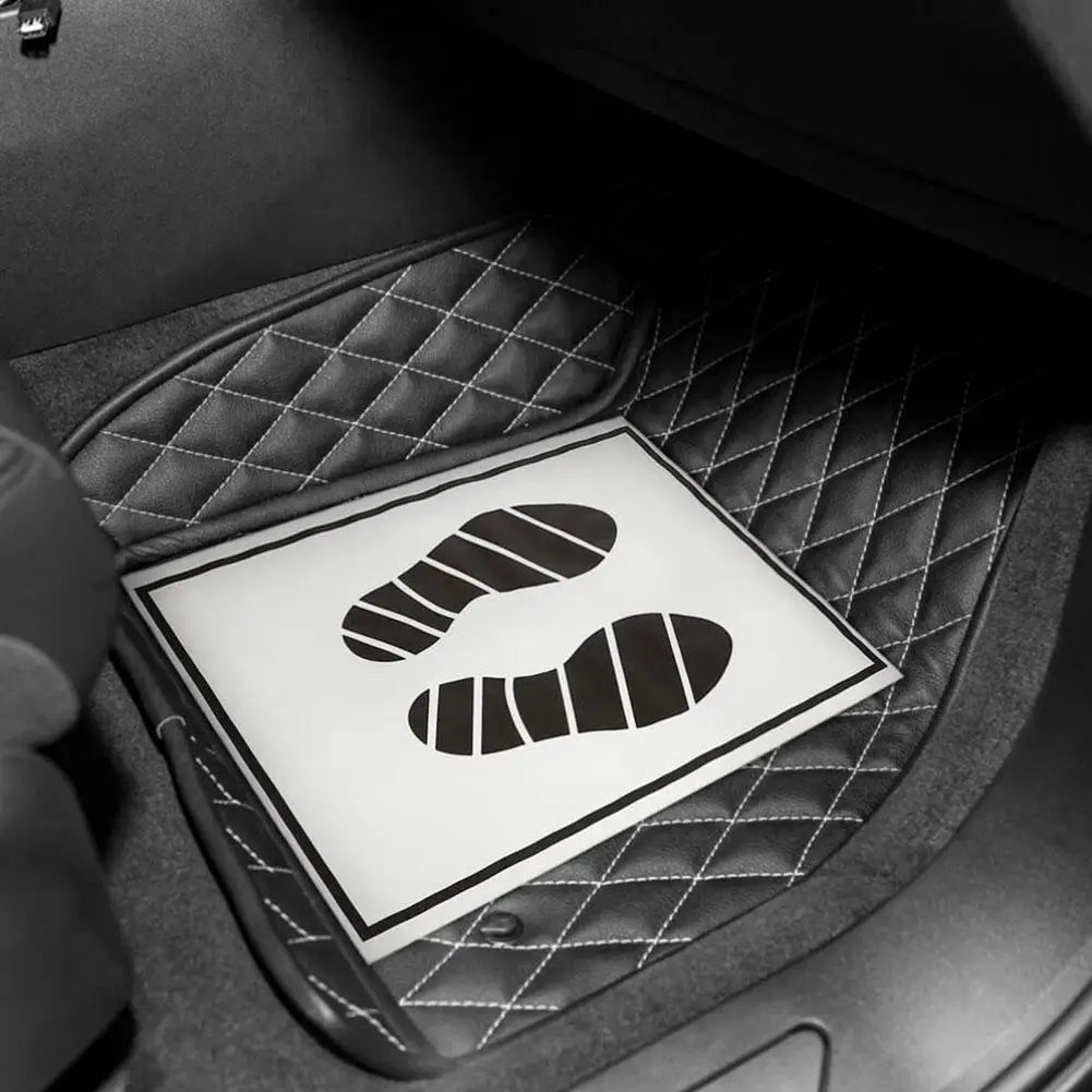 Disposable Paper Car Floor Mats 25/50-Pack – Foot Pad Protectors Disposable Car Mats SPOT