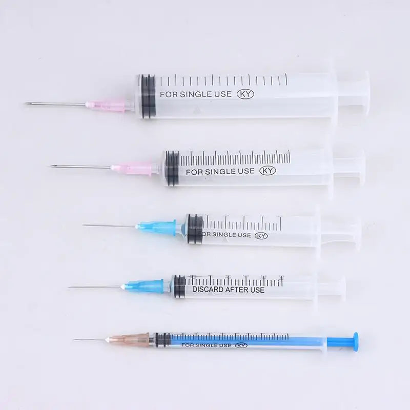 5-Pack Glue Applicator Syringes with Blunt Tip Needles & Caps Craft Applicator Syringe SPOT