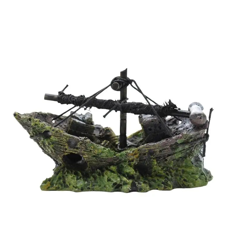 Pirate Shipwreck Resin Fish Tank Ornament | Aquarium Decor Aquarium Ornament SPOT