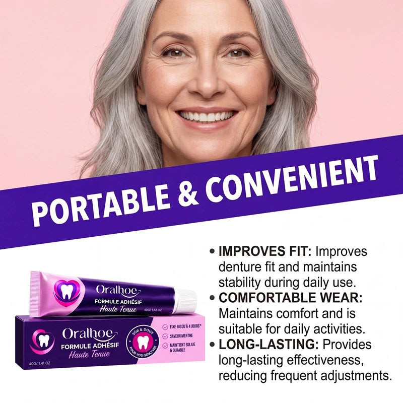Silicone Denture Adhesive Cushion – Daily Stabilizing Pad Denture Adhesive Cushion SPOT