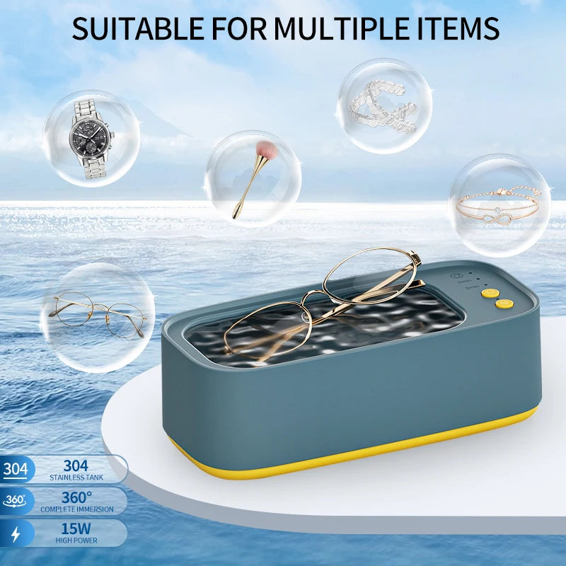 USB Ultrasonic Cleaner for Jewelry, Glasses & Braces Ultrasonic Cleaner SPOT