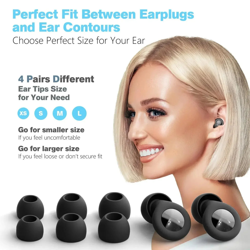 Reusable Silicone Ear Plugs – Sleep, Travel & Concert Use Silicone Ear Plugs SPOT