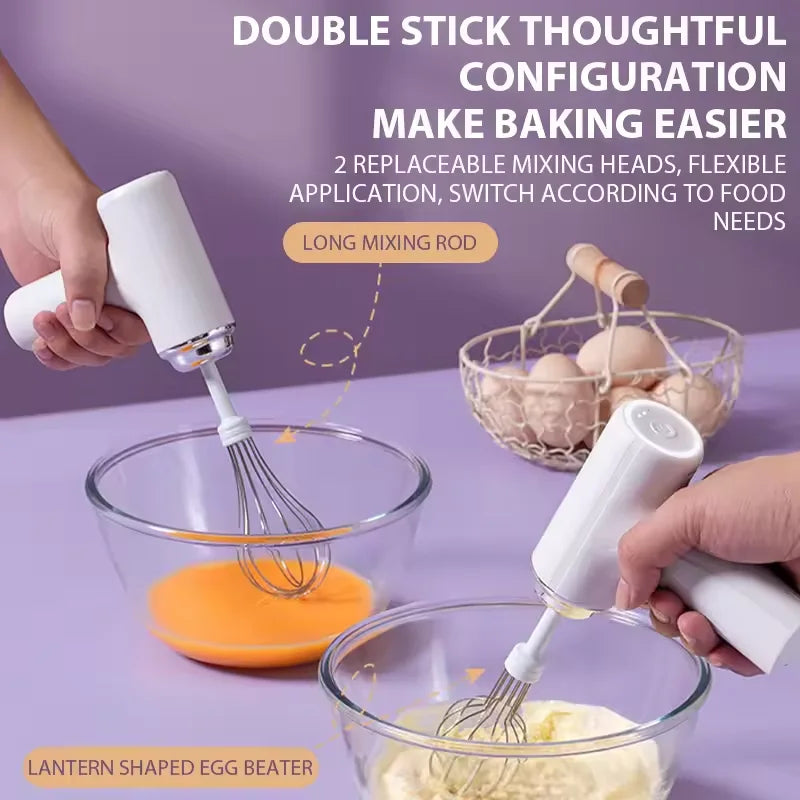 Wireless Rechargeable Electric Egg Beater & Milk Frother Electric Milk Frother SPOT