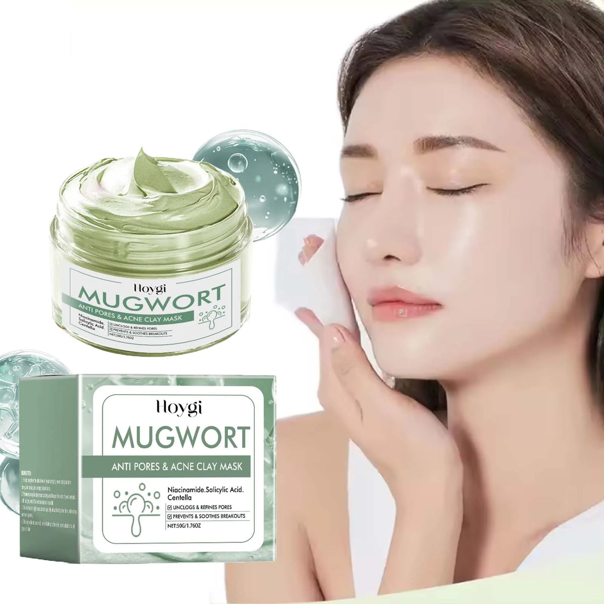 Hoygi Clay Mud Mask – Pore Minimizing, Oil Control & Deep Cleanse Clay Face Mask SPOT