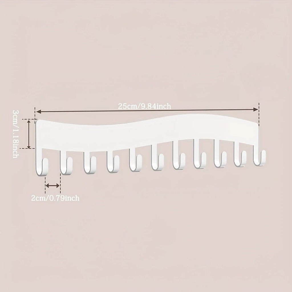 Art Deco Metal Wall Jewelry Organizer – Necklace & Ring Holder Jewelry Wall Organizer SPOT