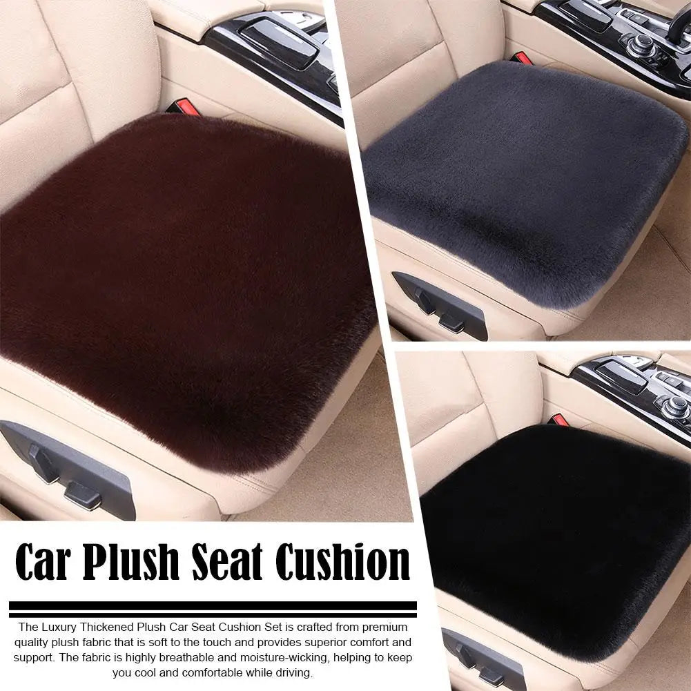 Universal Plush Car Seat Cushion – Warm Thick Fuzzy Cover Car Seat Cushion SPOT
