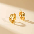 Zircon Hoop Earrings – 18K Gold Plated Stainless Steel Women Hoop Earrings SPOT Default Title