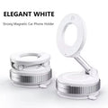 Magnetic Phone Mount – 360° Rotatable Vacuum Suction Holder Magnetic Phone Mount SPOT white2