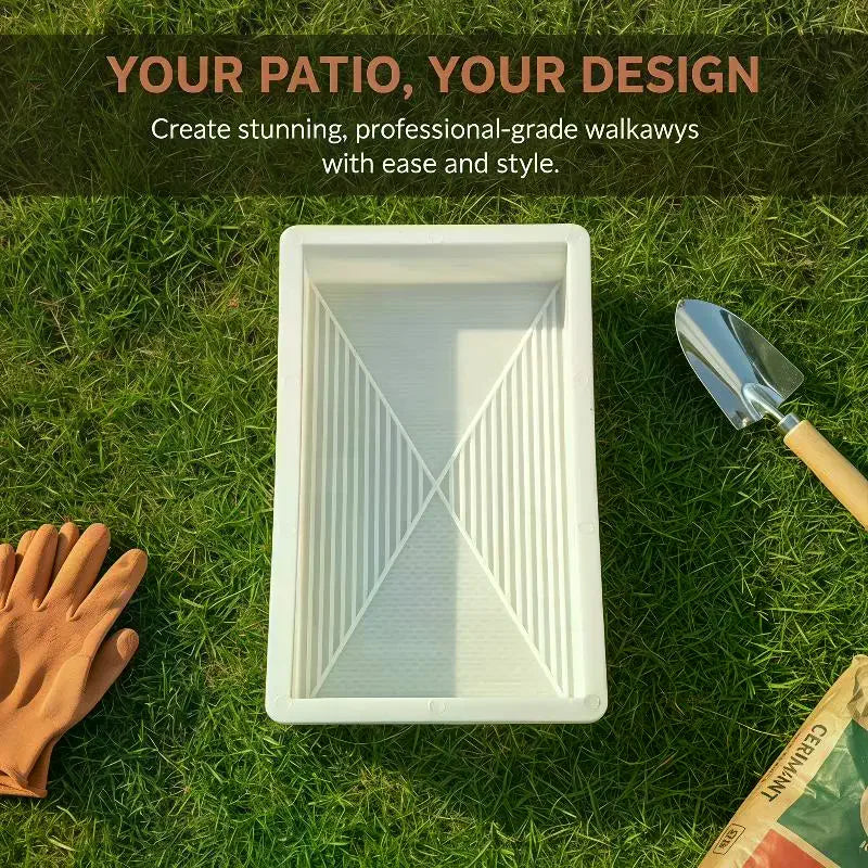 Reusable Concrete Paving Stone Mold – Square Garden Path Tile Concrete Paving Mold SPOT