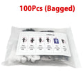 50/100-Pack Car Plastic Retainer Clips – Mixed Push Pin Rivet Set Automotive Retainer Clips SPOT B 100Pcs (Bagged)