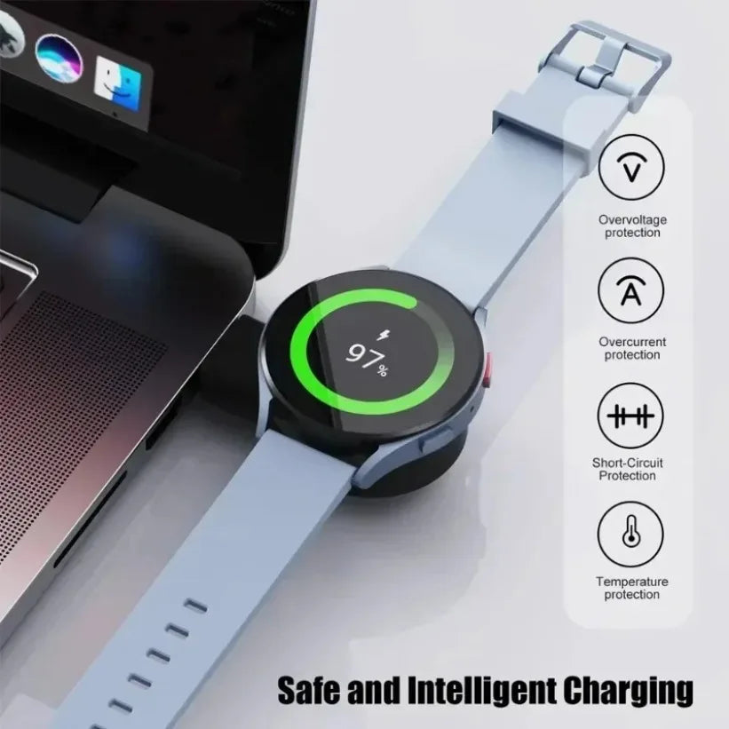 VIKEFON USB Wireless Charging Station for Samsung Galaxy Watch Wireless Watch Charger SPOT