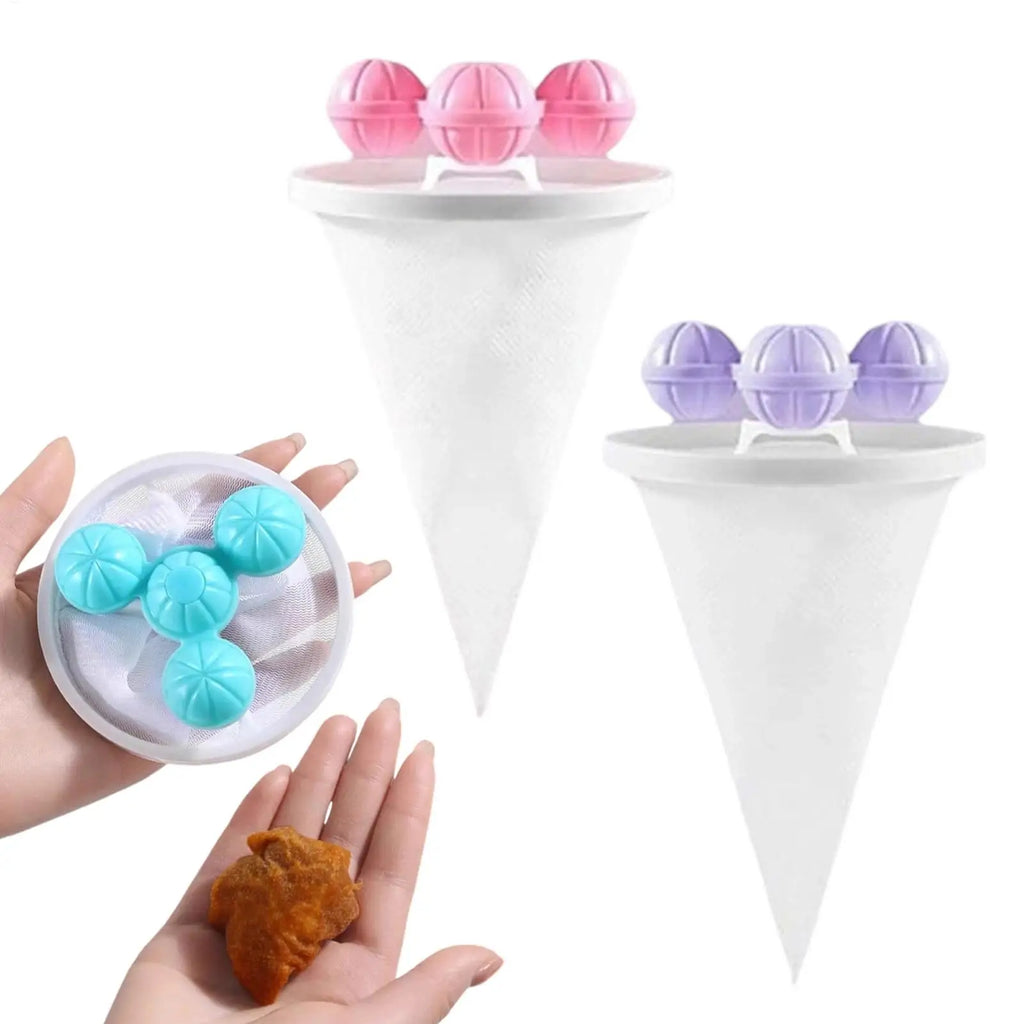 3-Pack Washing Machine Lint & Pet Hair Catcher Filter Bags Laundry Filter Bag SPOT