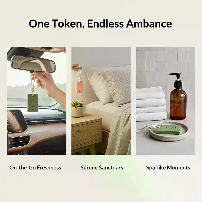 Longjing Tea Solid Wax Aromatherapy Tablet Pendant | Air Freshener Solid Air Freshener SPOT