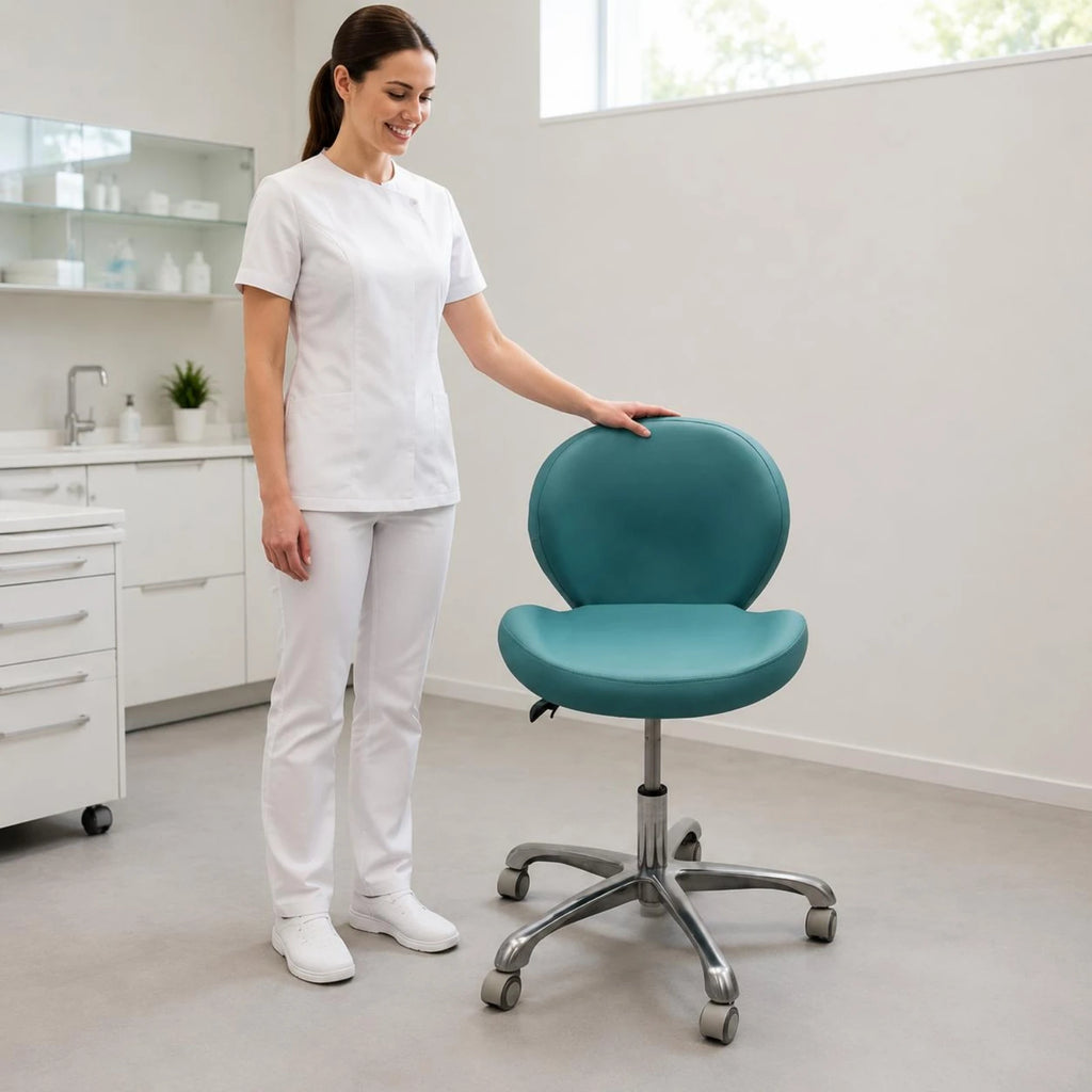 Upholstered Swivel Desk Chair – Cushioned, Height-Adjustable Swivel Office Chair SPOT