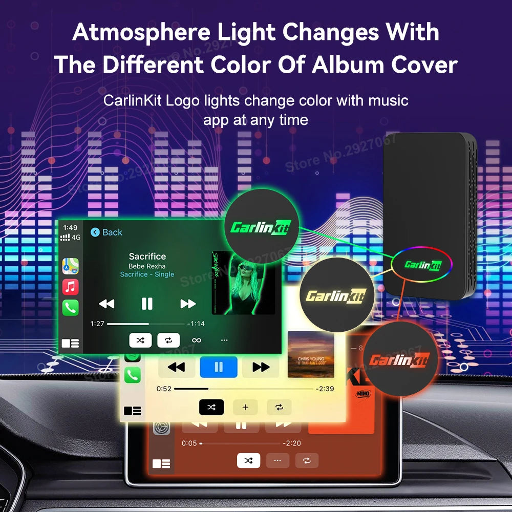 CarlinKit 5.0 Wireless CarPlay & Android Auto Adapter Wireless CarPlay Adapter SPOT