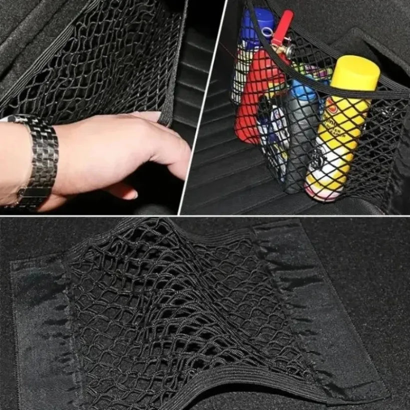 Car Trunk Elastic Mesh Net Bag – Stretchable Cargo Organizer Car Cargo Net SPOT