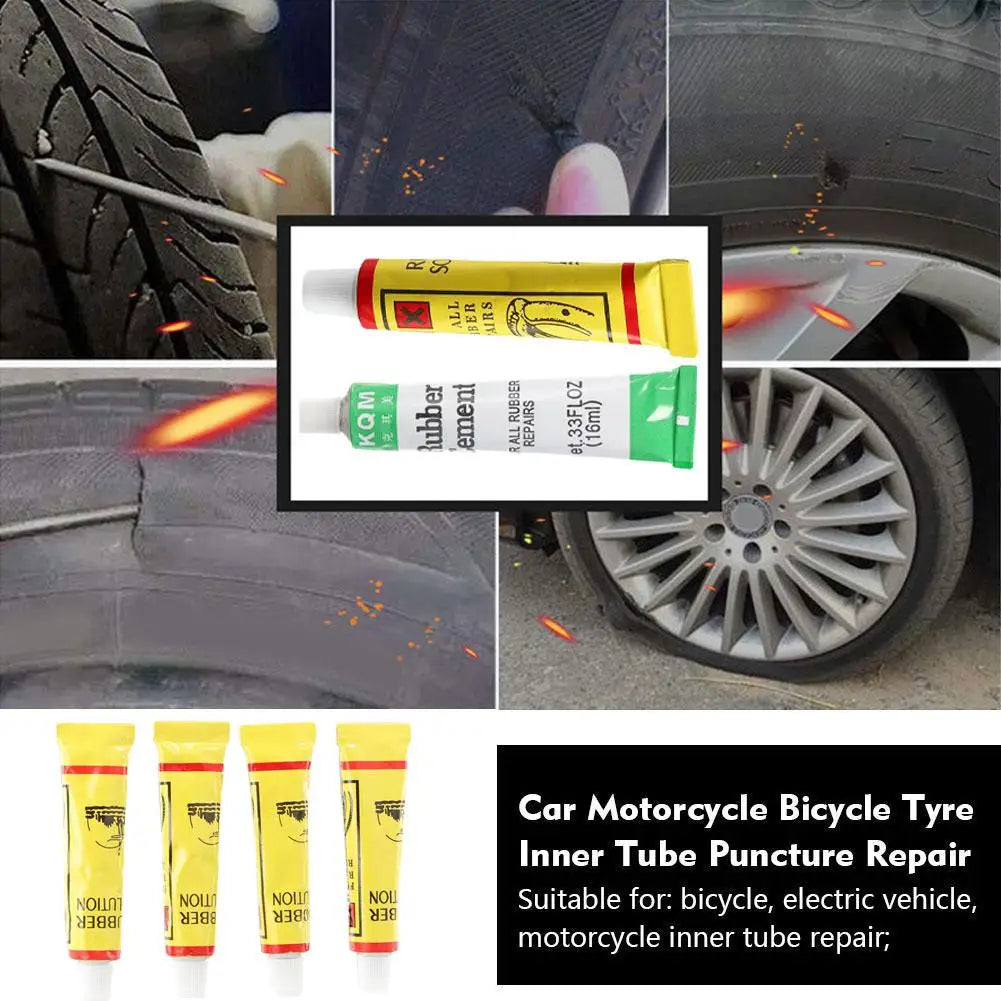 Tire Repair Rubber Cement Glue 16ml – Bicycle Inner Tube Tire Repair Glue SPOT