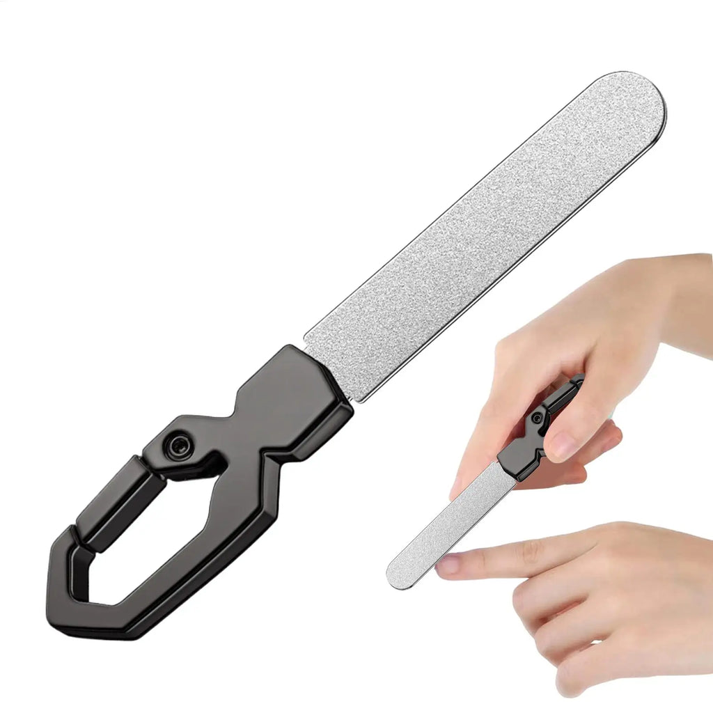 Double-Sided Stainless Steel Nail File – Coarse & Fine Grit Nail File SPOT