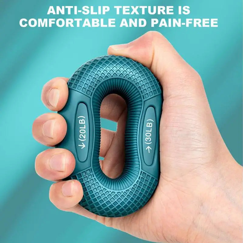 Silicone Grip Strengthener Ring – Hand & Wrist Exercise Tool Grip Strengthener Ring SPOT
