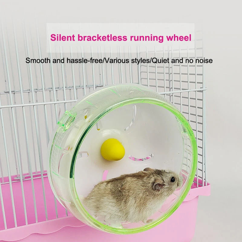 Silent Hamster Running Wheel – Waterproof Exercise Disc Toy Pet Exercise Wheel SPOT