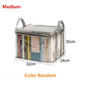 Clear PVC Book Storage Box – Waterproof Foldable Organizer Storage Box SPOT A2