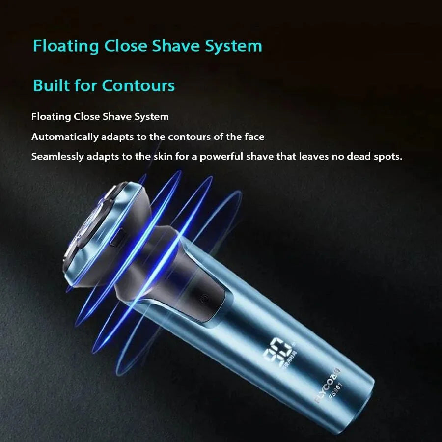Men's Portable Electric Rotary Shaver – IPX7 & USB-C Fast Charge Electric Rotary Shaver SPOT