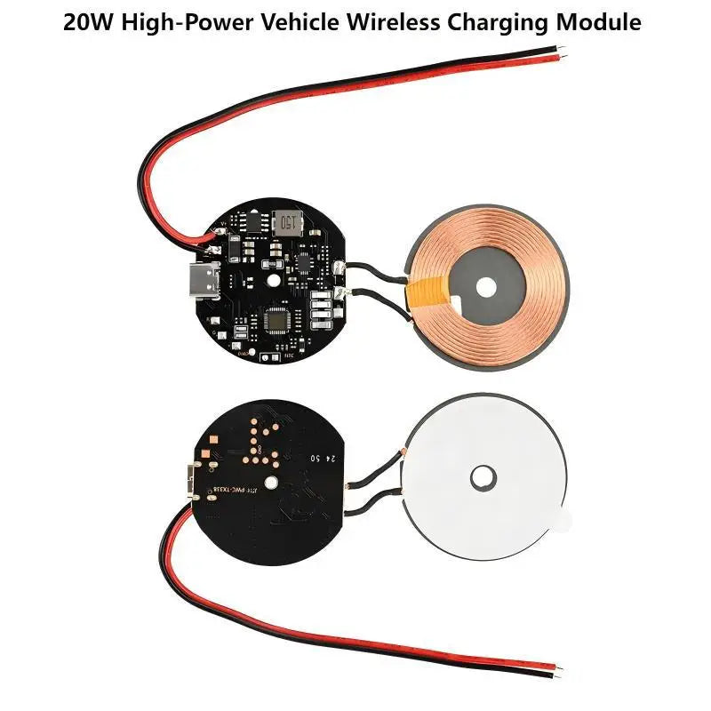 20W Wireless Charging Module 12V/24V – Qi Fast Charge Circuit Board Wireless Charging Module SPOT