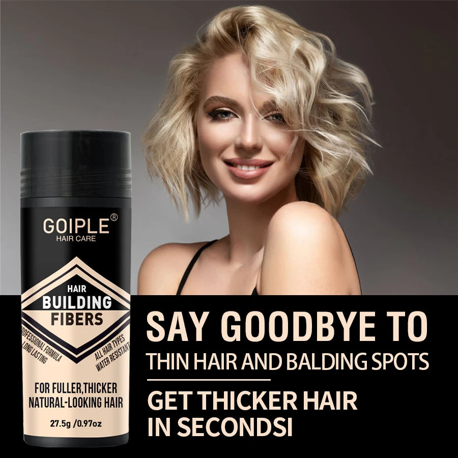 Goiple Hair Building Fibers Powder – Waterproof, Unisex 27.5g Hair Building Fibers SPOT