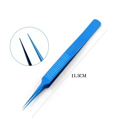 Titanium Alloy Right Angle FUE Hair Transplant Forceps Hair Transplant Forceps SPOT Straight 1PCS