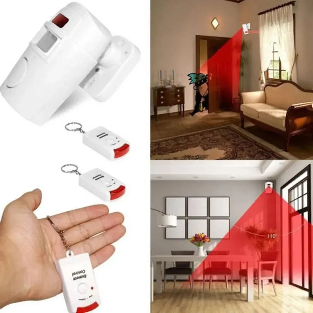 Wireless Motion Sensor Alarm & 2 Remotes – Home Security System Motion Sensor Alarm SPOT