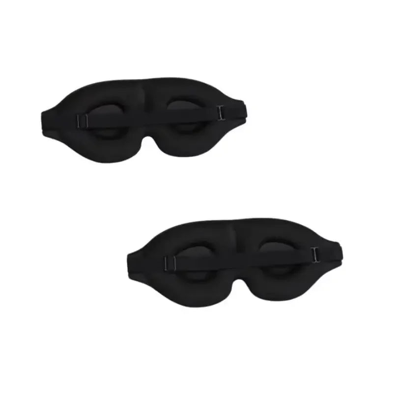 3D Sleep Eye Mask – Blackout, Breathable & Super Soft Sleep Eye Mask SPOT Black 2Pcs
