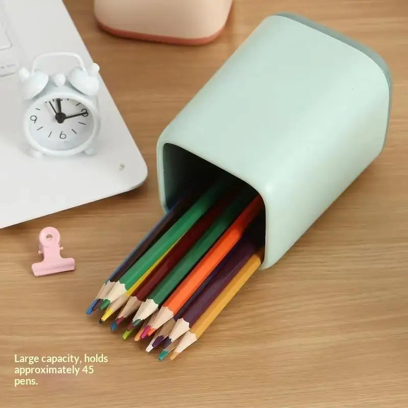Kawaii Plastic Pen Holder – Waterproof Desk Organizer Desk Pen Holder SPOT