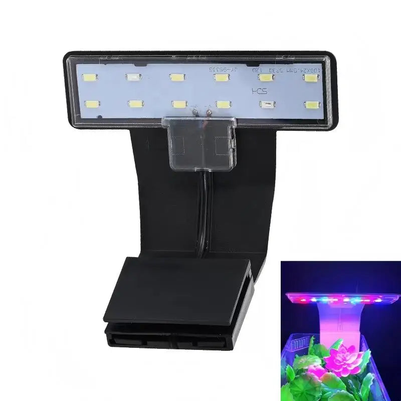 Ultra-Thin Clip-On LED Aquarium Light – 3 Color Modes Aquarium LED Light SPOT A