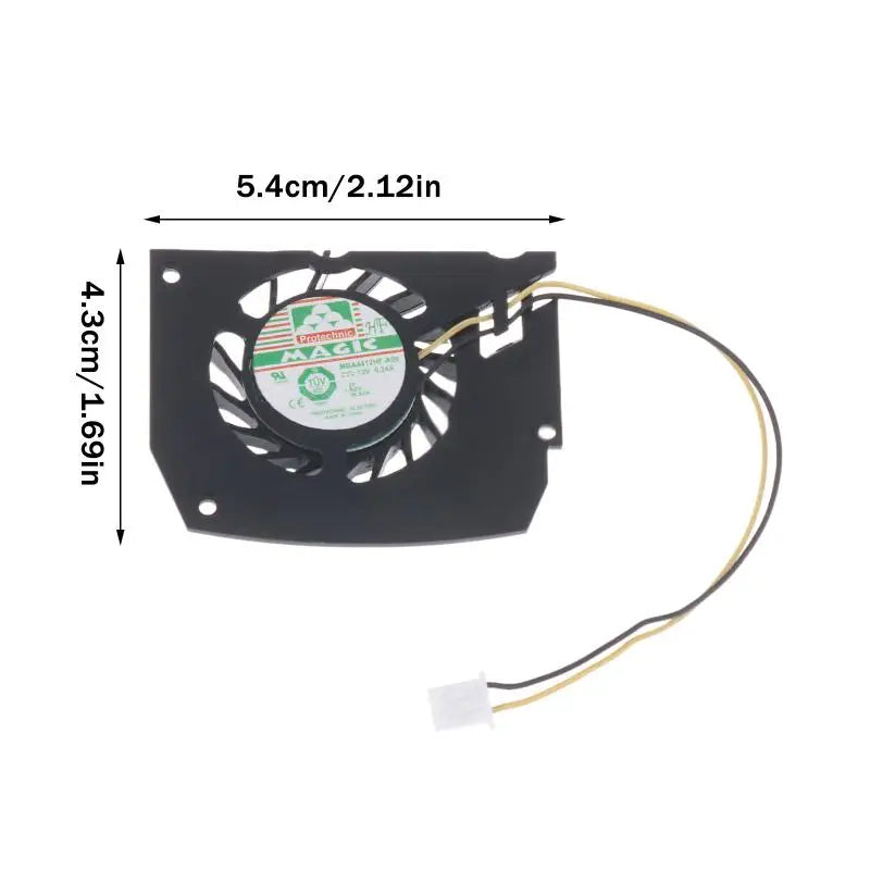 MBA4412HF-A09 GPU Cooling Fan 12V 0.24A – 1/2/3 Pack GPU Cooling Fan SPOT 1PCS