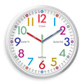 8-Inch Silent Quartz Wall Clock – Modern Home Décor Silent Wall Clock SPOT Silvery