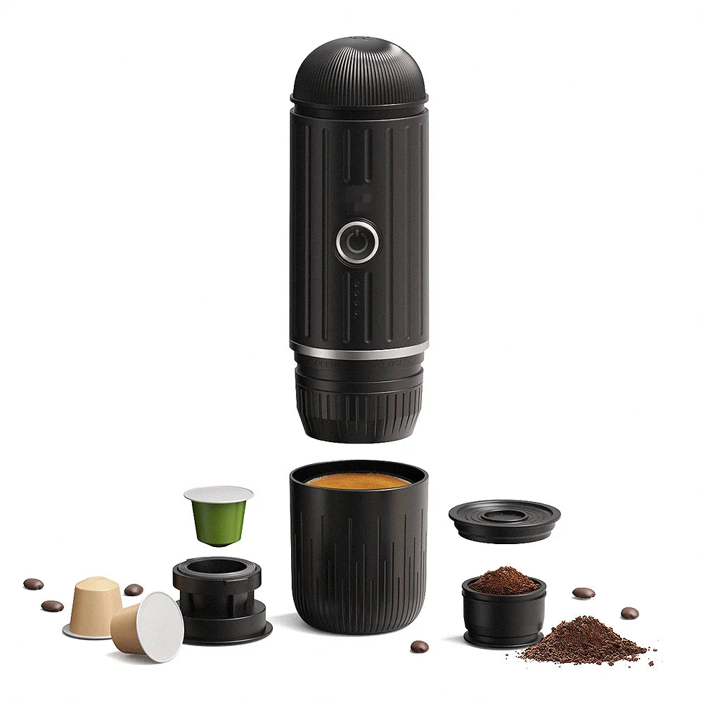 Portable 2-in-1 Espresso Machine – USB Rechargeable, 19 Bar Portable Espresso Machine SPOT