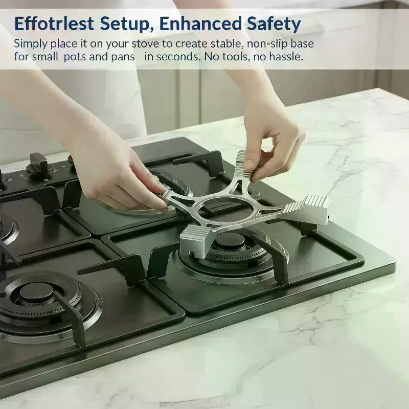 Universal Cast Iron Gas Stove Stand – Anti-Skid 4-Claw Cooker Ring Gas Stove Rack SPOT