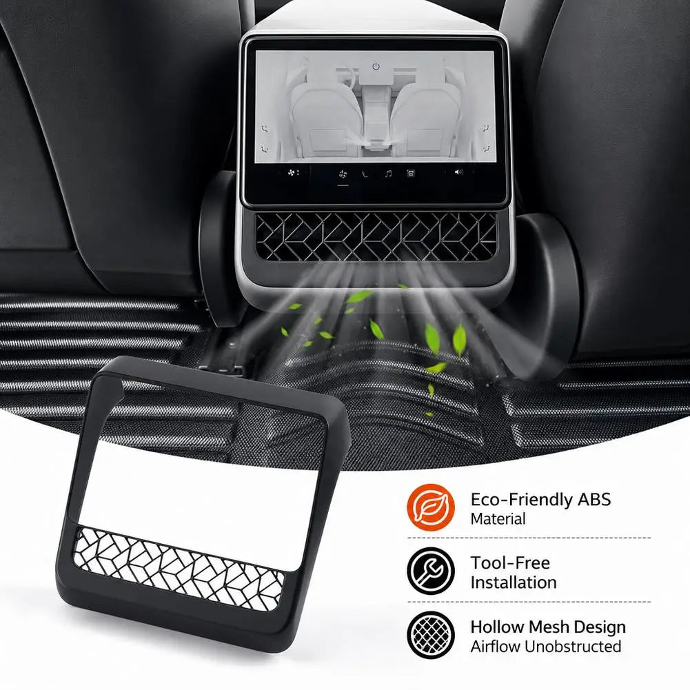 Tesla Model YL 2025+ Rear Air Vent Cover Trim | ABS Guard Car Interior Trim SPOT